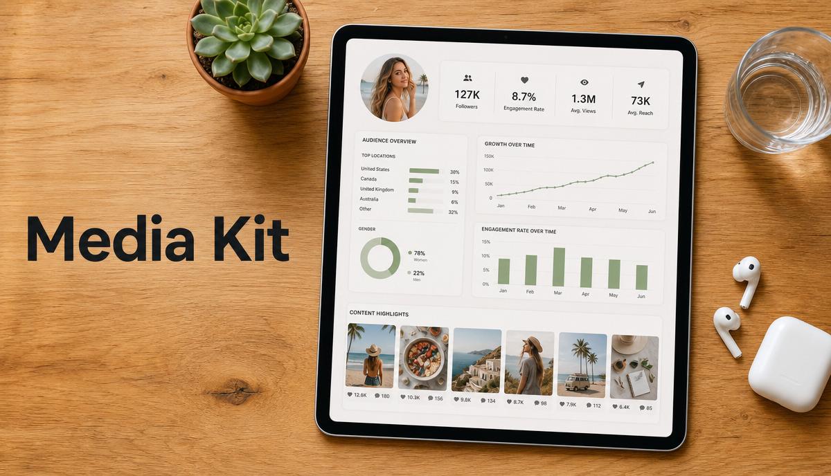 How to Make a Media Kit as a Content Creator (Free Template)